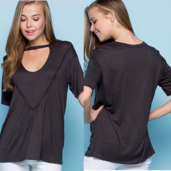 ❤️ cutout top with braided detail - Picture 3 of 4